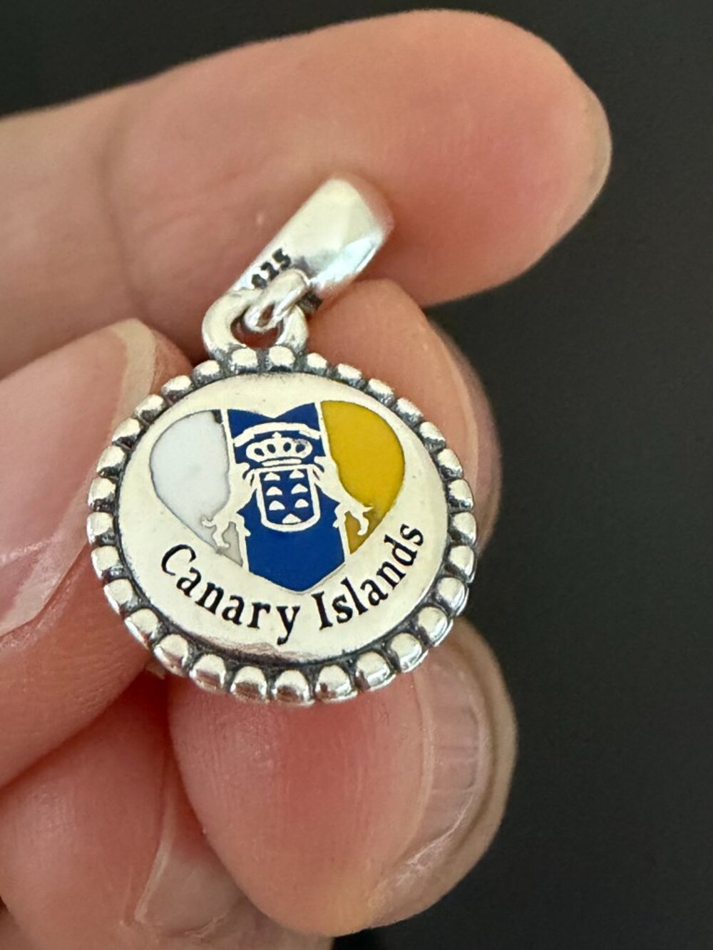 Pandora  Canary Islands  Flag Exclusive Charm